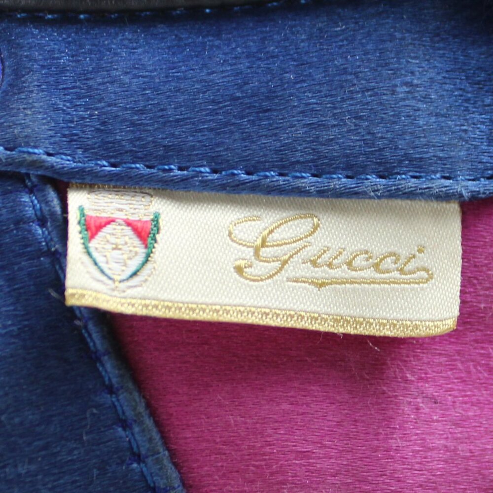Gucci Web Runner Color Block Navy Fuchsia Lace-Up… - image 9